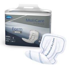 MoliCare Premium Form men extra plus Ανδρικά Επιθέματα ακράτειας, 6 σταγόνες συσκευασία 28 τεμαχίων