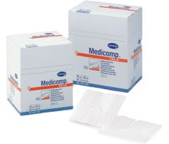 Medicomp Drain γάζα τραχειοστομίας μη υφασμένη (non-woven)  αποστειρωμένη 10x10cm 6πλή (25x2τεμ)