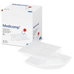 Medicomp ® Μη υφασμένη (non-woven) υπεραπορροφητική αποστειρωμένη γάζα (25 x 2 τμχ)