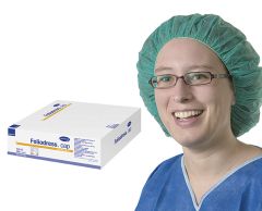 Foliodress® cap Comfort Universal, Χειρουργική σκούφια μίας χρήσης, τύπου μπερέ συσκευασία 100 τεμαχίων