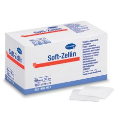 Soft-Zellin ® κομπρέσες εμποτισμένες σε αλκοόλη συσκευασία 100 τεμαχίων