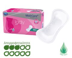 MoliCare Premium lady pad Γυναικείες σερβιέτες ελαφράς ακράτειας, 3 σταγόνες συσκευασία 14 τεμαχίων