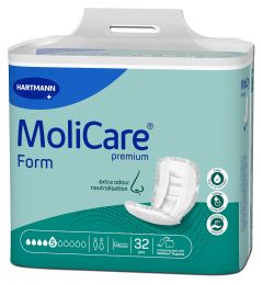 MoliCare Premium Form extra plus σερβιέτες ακράτειας, 6 σταγόνες συσκευασία 30 τεμαχίων