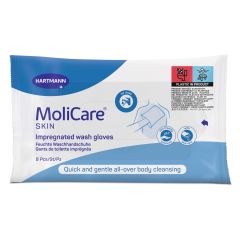 MoliCare Skin Γάντια καθαρισμού Έτοιμο μπάνιο για κλινήρεις ασθενείς