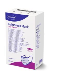 Foliodress Loop Type IIR Χειρουργική Μάσκα με λάστιχο, συσκευασία 5x10 τεμαχίων